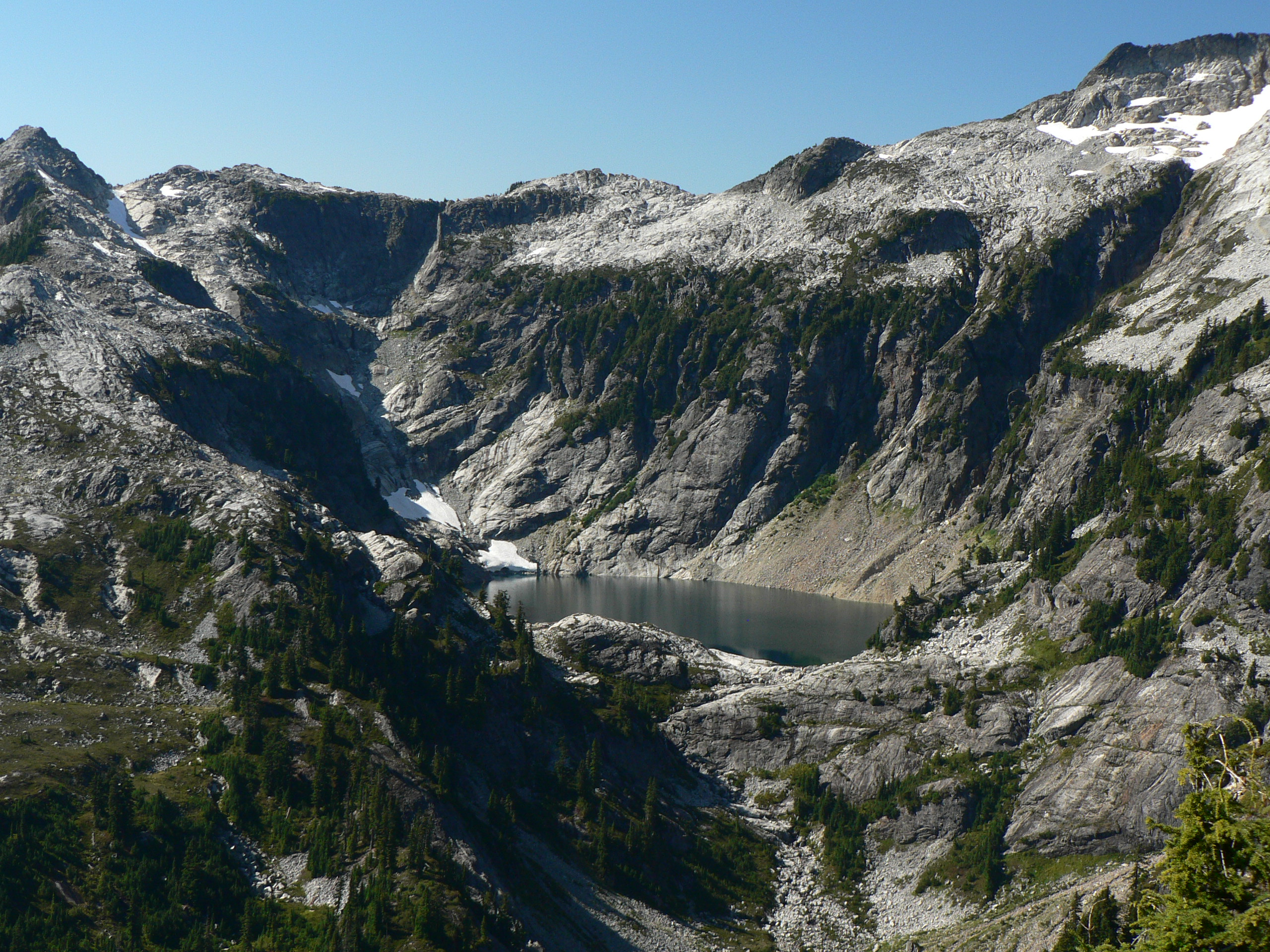 Thornton Lakes, a glacial cwm in the North Cascades